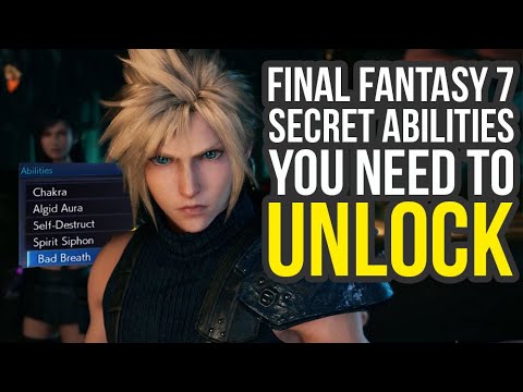 Final Fantasy 7 Remake Secrets - Amazing Abilities You Need To Unlock (FF7 Remake Secrets)