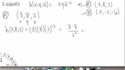 Functions of Two or More Variables | Example 1 | Multivariable Calculus for Sci & Eng | Griti