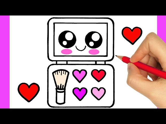 COMMENT DESSINER BÂTON DE COLLE KAWAII ÉTAPE PAR ÉTAPE – Dessins