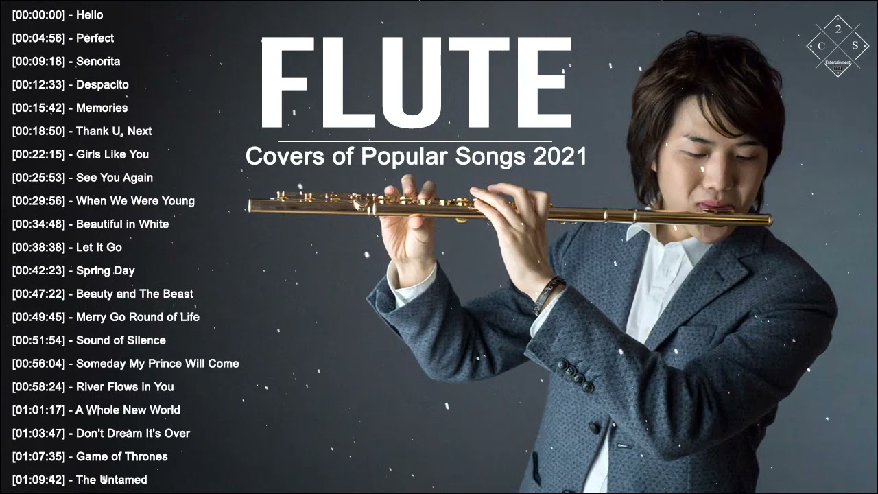 Top Romantic Flute Covers of Popular Songs 2021 - Best Relaxing Instrumental Flute Music 2021