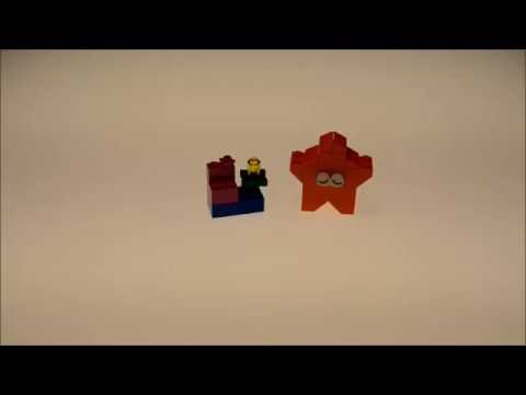 Lego Starfish and Flower Building Instructions - Lego Classic 10702 How To. 
