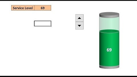 How to create a battery chart in excel