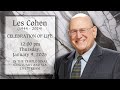 2025-01-03 Celebration of Life for Les Cohen