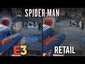 Spider-Man E3 vs Retail | Direct Comparison