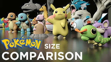 POKEMON 3D Comparison