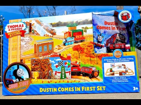 Thomas And Friends DUSTIN COMES IN FIRST SET - Wooden Railway Toy Train Review