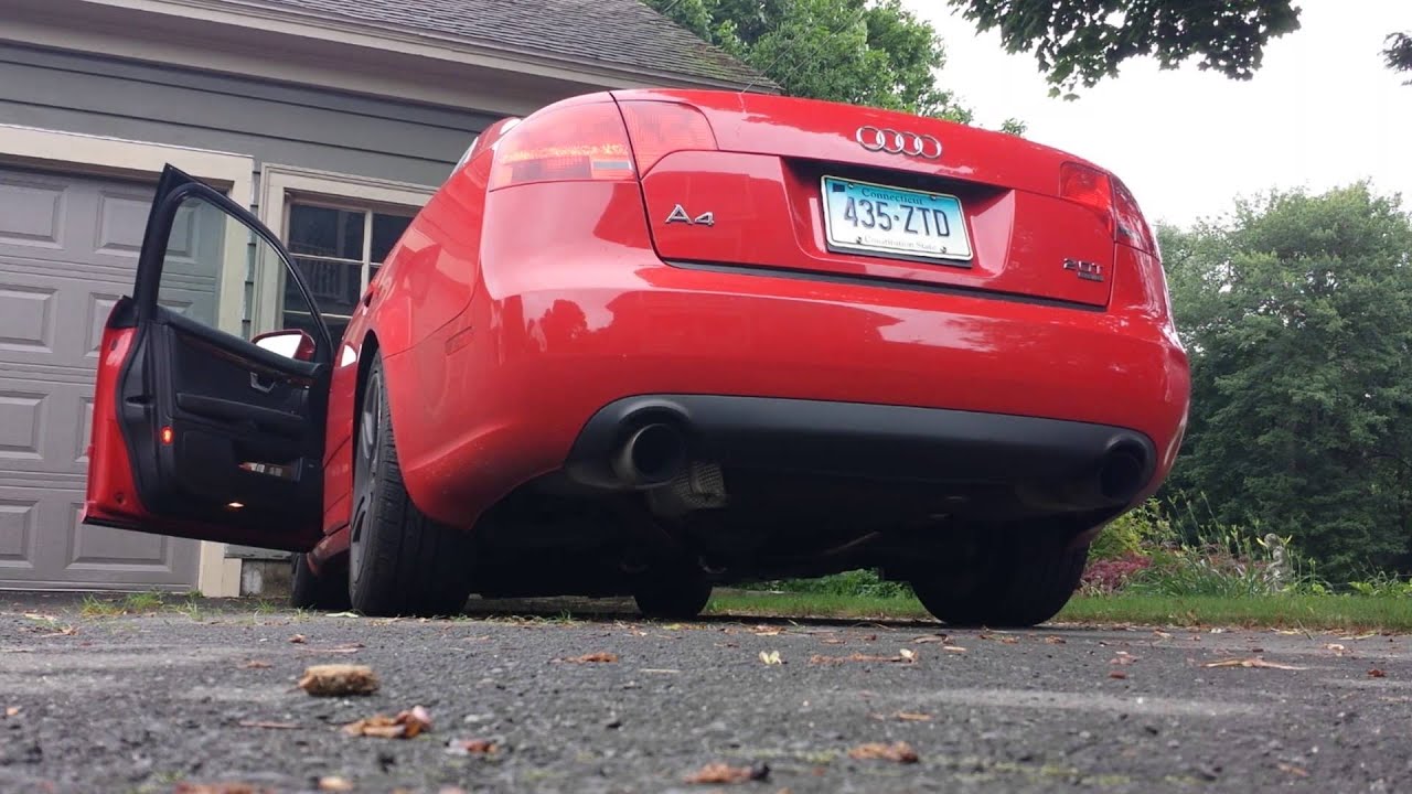 Audi A4 2.0T B7 Magnaflow Exhaust - YouTube