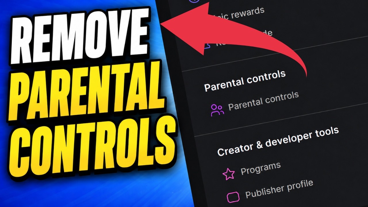 How To Remove Parental Controls In Epic Games - YouTube