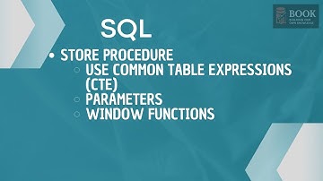 SQL - Create a Store Procedure using Parameters, CTE