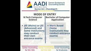 B Tech Computer Science Vs  Bachelor of Computer Applications BCA