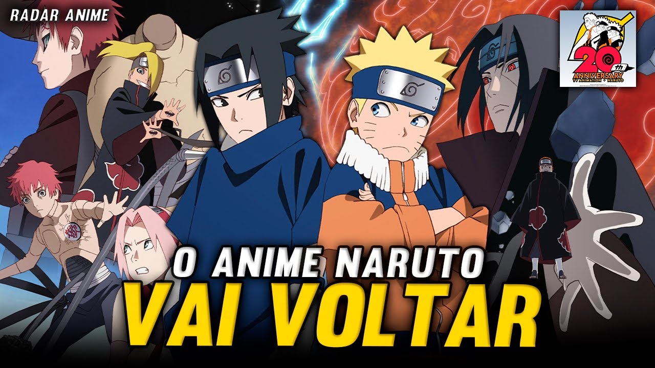 BORUTO ACABOU! E CONFIRMADA A VOLTA DO ANIME NARUTO 