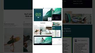 Wavezy — Modern Surf Community Website 1 #uiux #uidesign #uxdesign #modern #community #website #surf