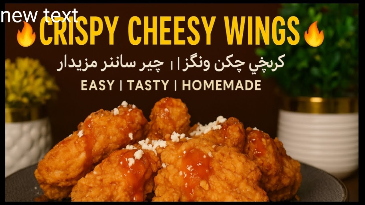 Chicken wings recipe, Crispy Cheesy Wings Recipe|Easy Fried Chicken Wings | Restaurant Style at Home
