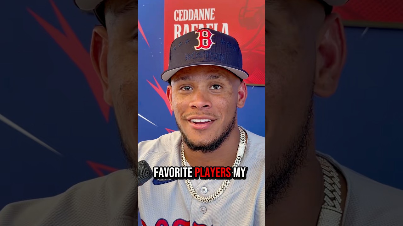 Ceddanne was a big fan of Dustin, Manny and Xander growing up 🤝