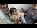 scared child from injection in DR FAISAL KHANs clinic