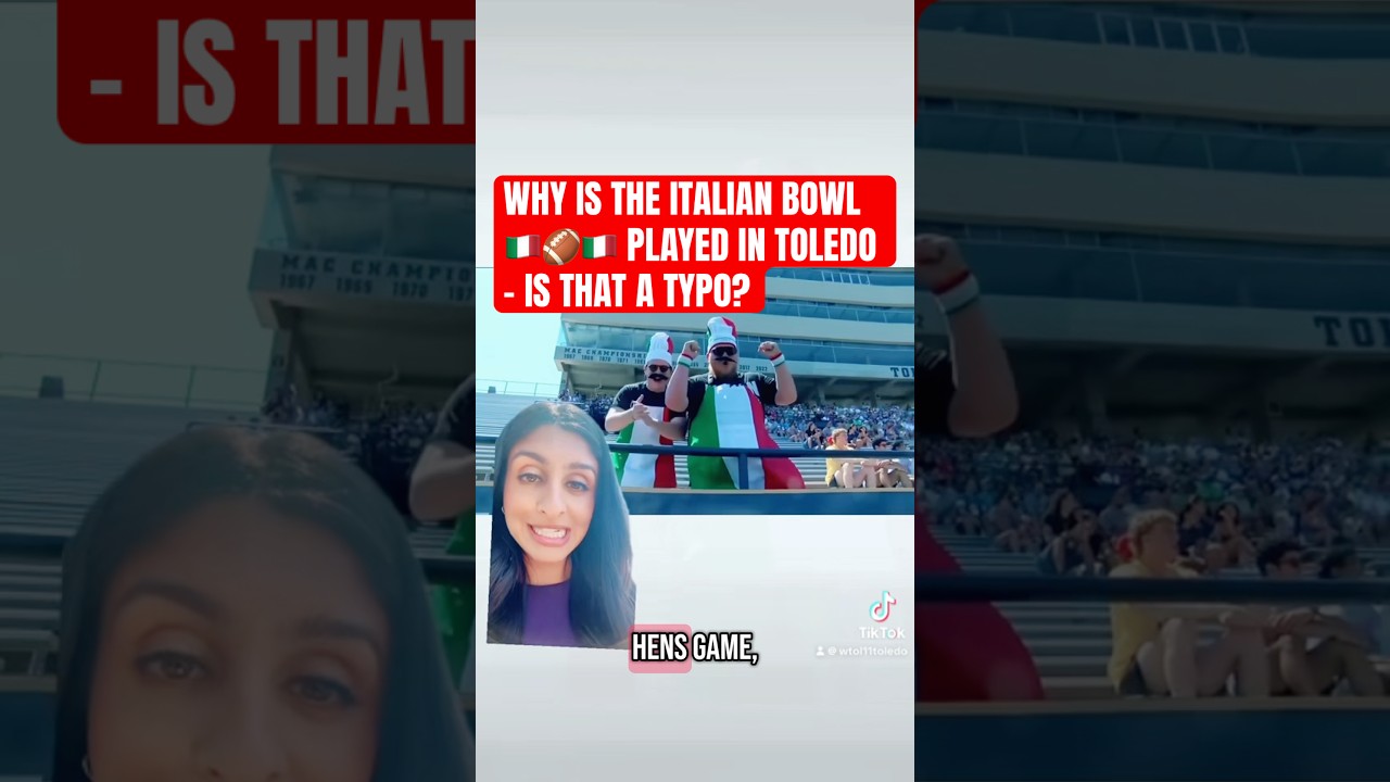 Welcome to Toledo - the heart of the Italian Bowl ❤️ 