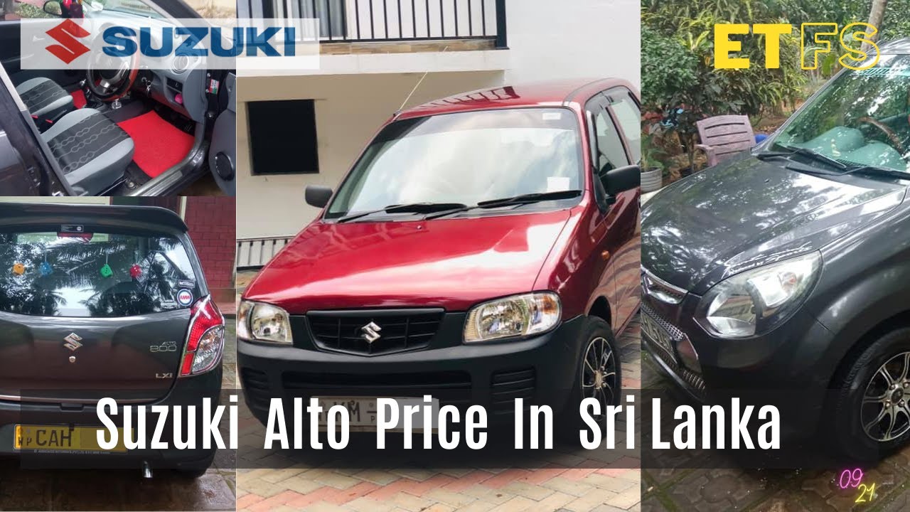 Suzuki Alto For Sale In Sri Lanka Alto Price in Sri Lanka Budget