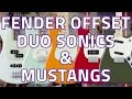 Fender Offset Duo Sonics & Mustangs - Review, Demo & Comparison