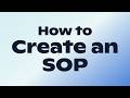 How to Create a Standard Operating Procedure (SOP) | Microsoft 365