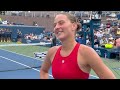 Marta Kostyuk On-Court Interview | 2026 US Open Round 1