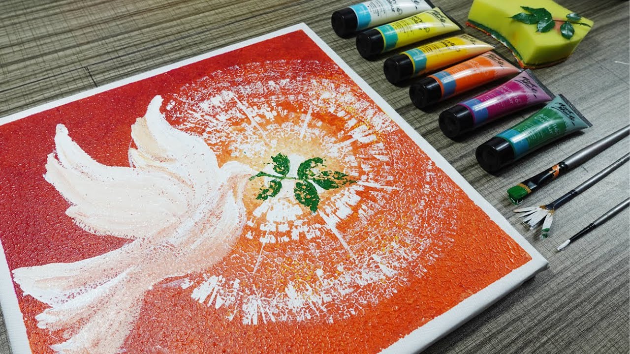 How To Draw Easy Peace World By Acrylic/ Art For Home Decor (DIY)
