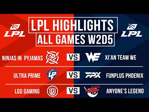 LPL Highlights ALL GAMES Week 2 Day 5 | LPL Spring 2024