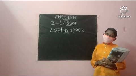 English 5th standard Term-1 lesson-2 Lost in space