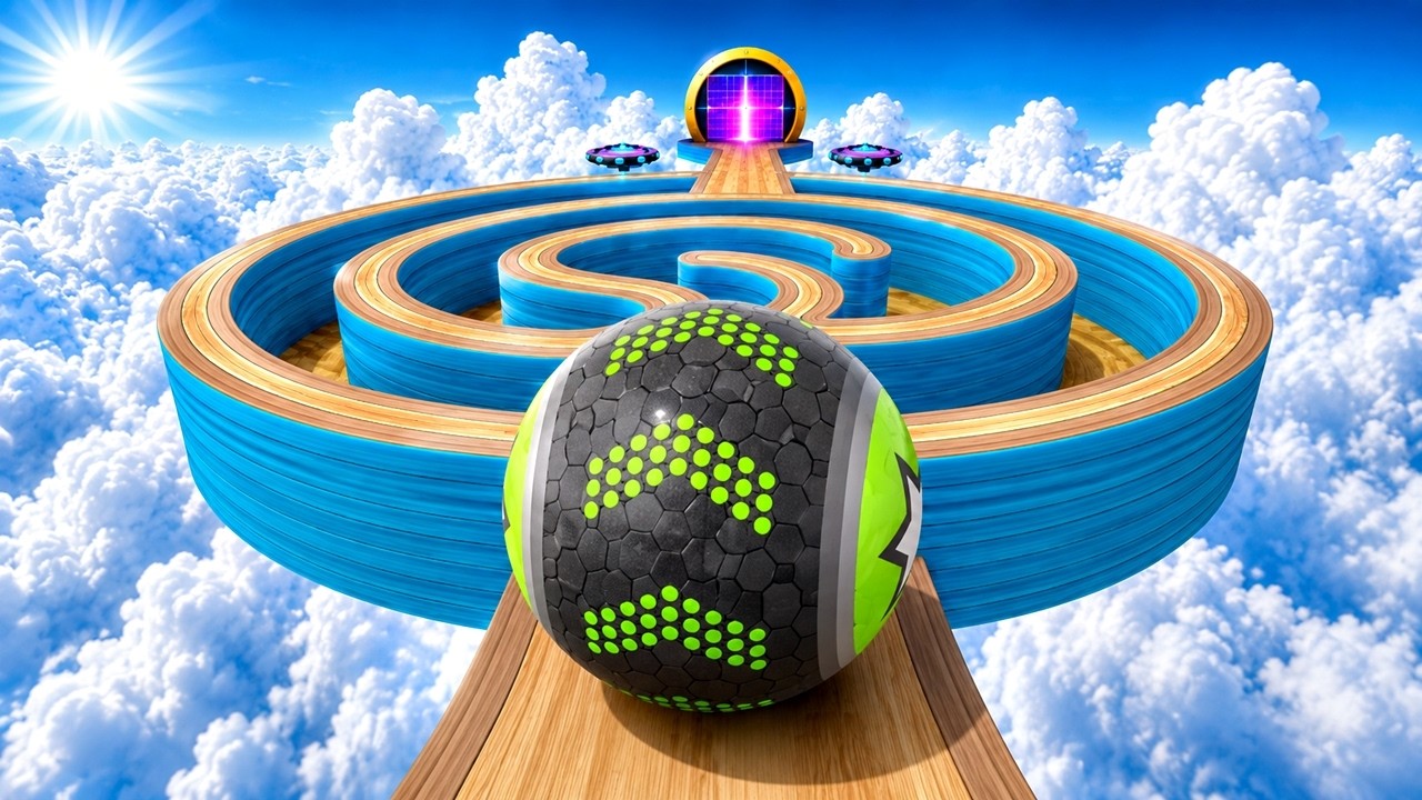 GOING BALLS, SPEEDRUN, GOING BALLS PORTAL RUN GAMEPLAY WALKTHROUGH