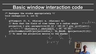 Online Graphics Course OpenGL 1: Window System Interactions and Callbacks (OpenGL 3+)