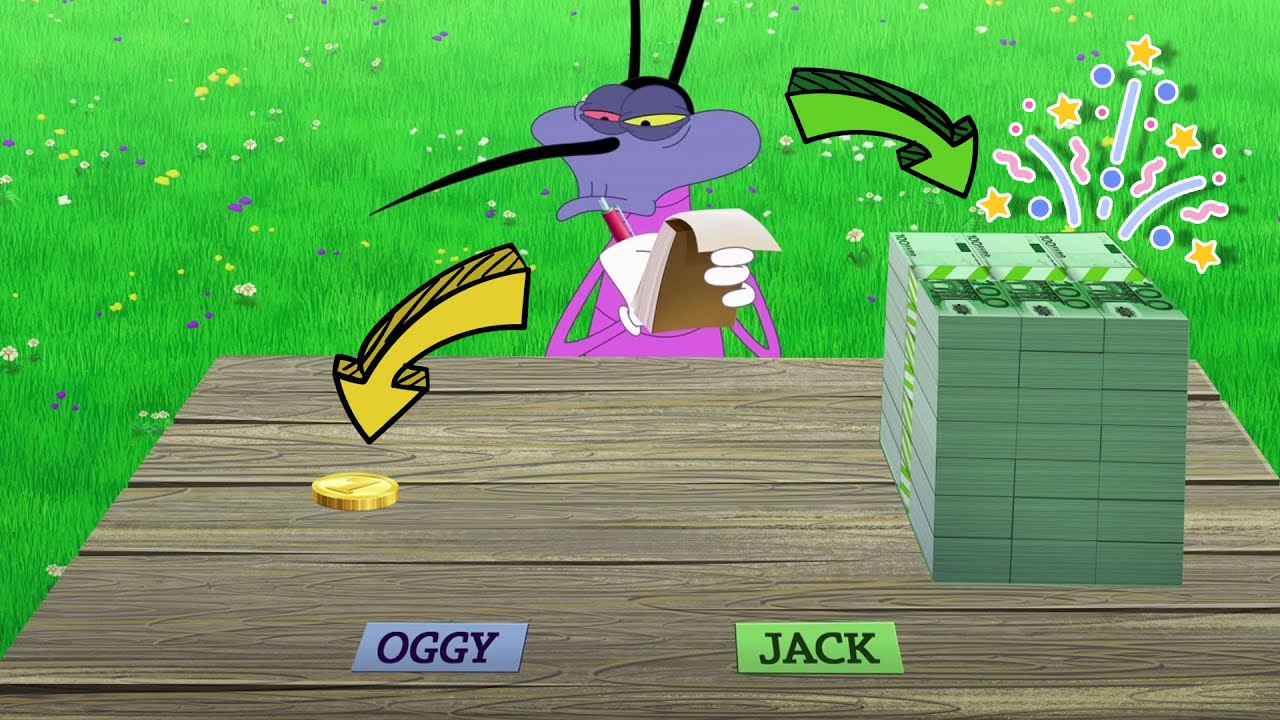 Oggy and the Cockroaches 🤑 A GREEDY COCKROACH - Full Episodes HD