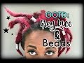 OOTD - Gray Lace &amp; Dread Beads (repost)