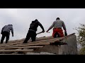 Popravka krova na jednu vodu. Pretresanje krova