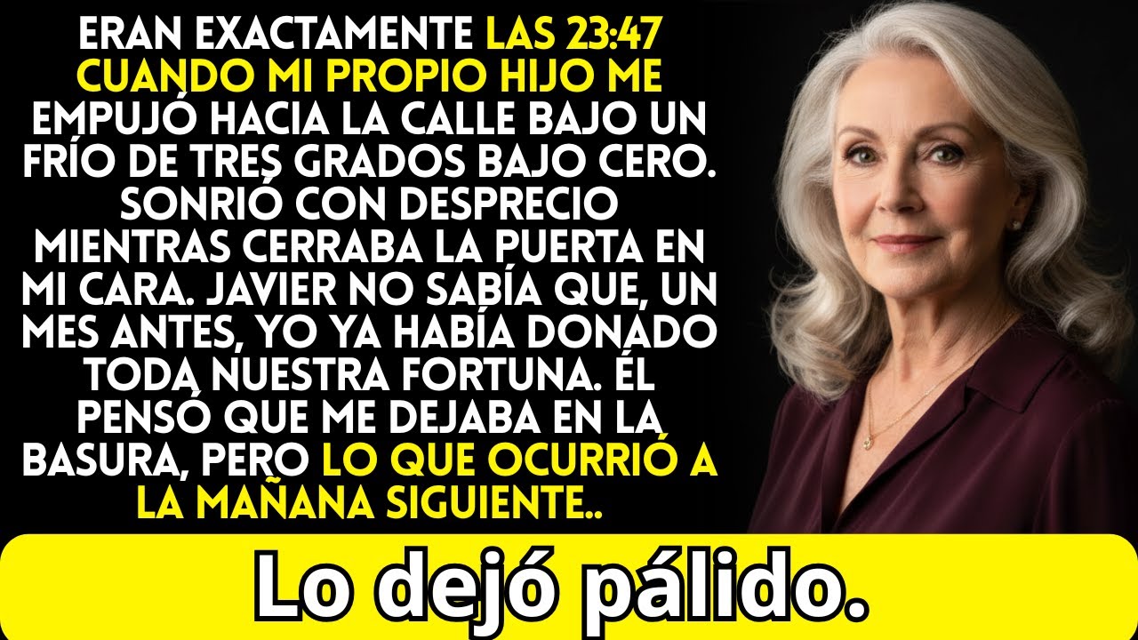 Mi hijo me echó de casa en una noche fría. Lo que dejé atrás nadie lo esperaba.