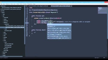 laravel 4 migration and schema    foreign key   products to categories   concept