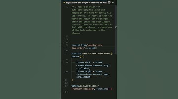 javascript - Adjust width and height of iframe to fit with content in it