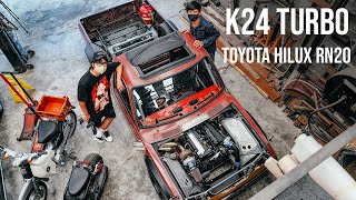 Chilling day with : Toyota Hilux RN20 K24 Turbo 3xx HP by เถื่อน Custom / 4k