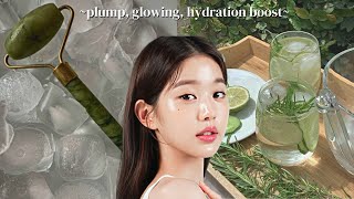 plump, glowing, hydration boost 💦✨🥒: manifest perfect skin