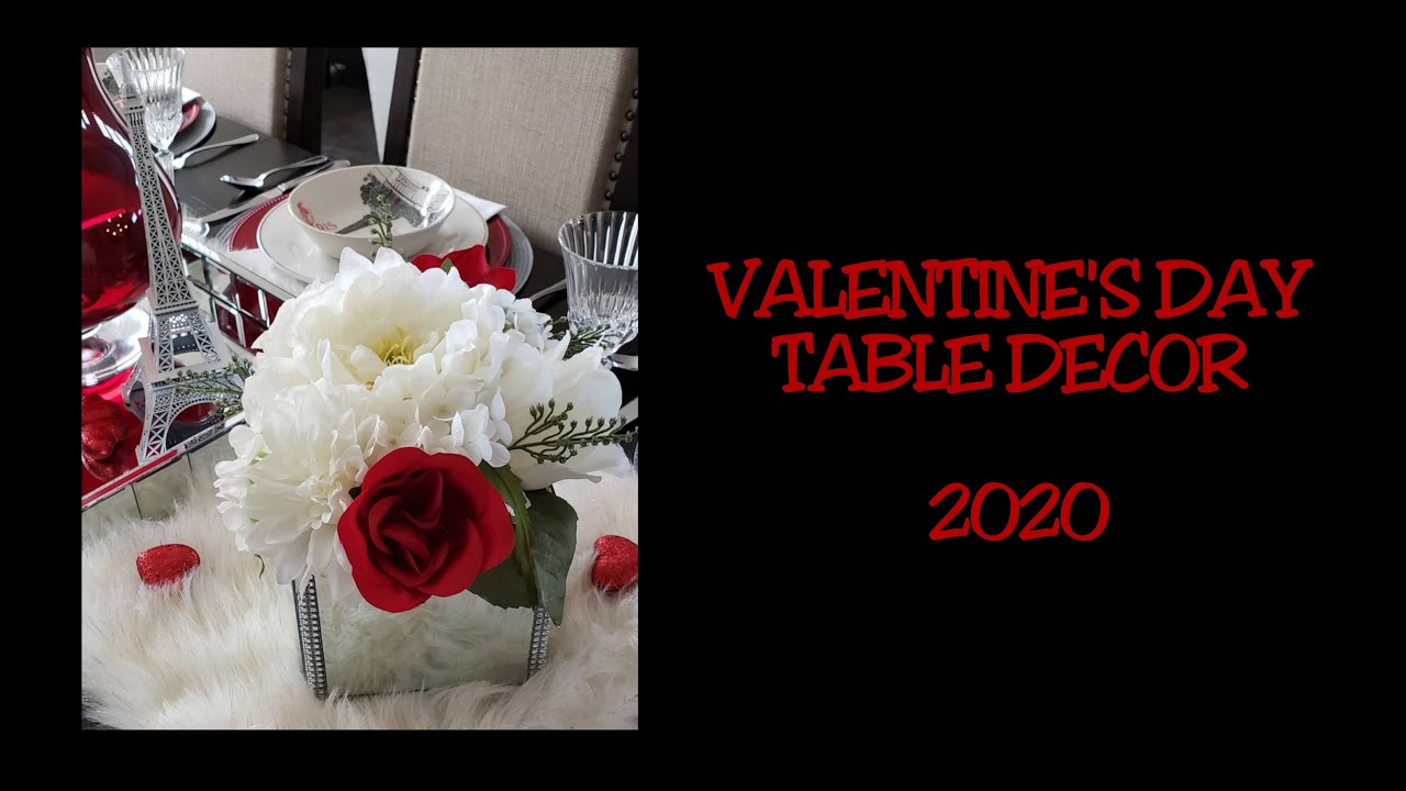 VALENTINE'S TABLESCAPE 2020 | VALENTINE'S ON A BUDGET | HOME DECOR
