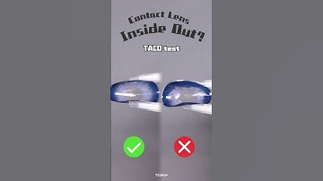 #howto tell if your contact lenses are inside out? Here is the tutorial🥰