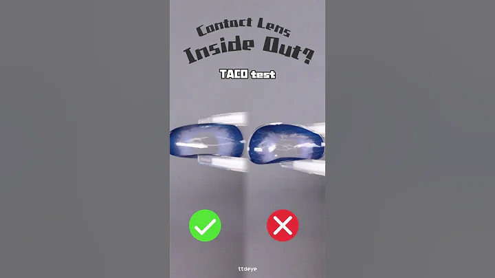 #howto tell if your contact lenses are inside out? Here is the tutorial🥰 - DayDayNews