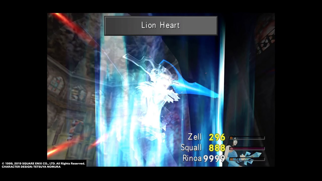 Squall Renzokuken Lion Heart - Final Fantasy VIII Remastered