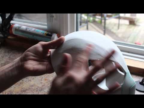 How to bulid a TASM2 faceshell Part 2: Sanding and Gap filling