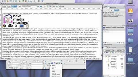 Creating pages for Dreamweaver Template