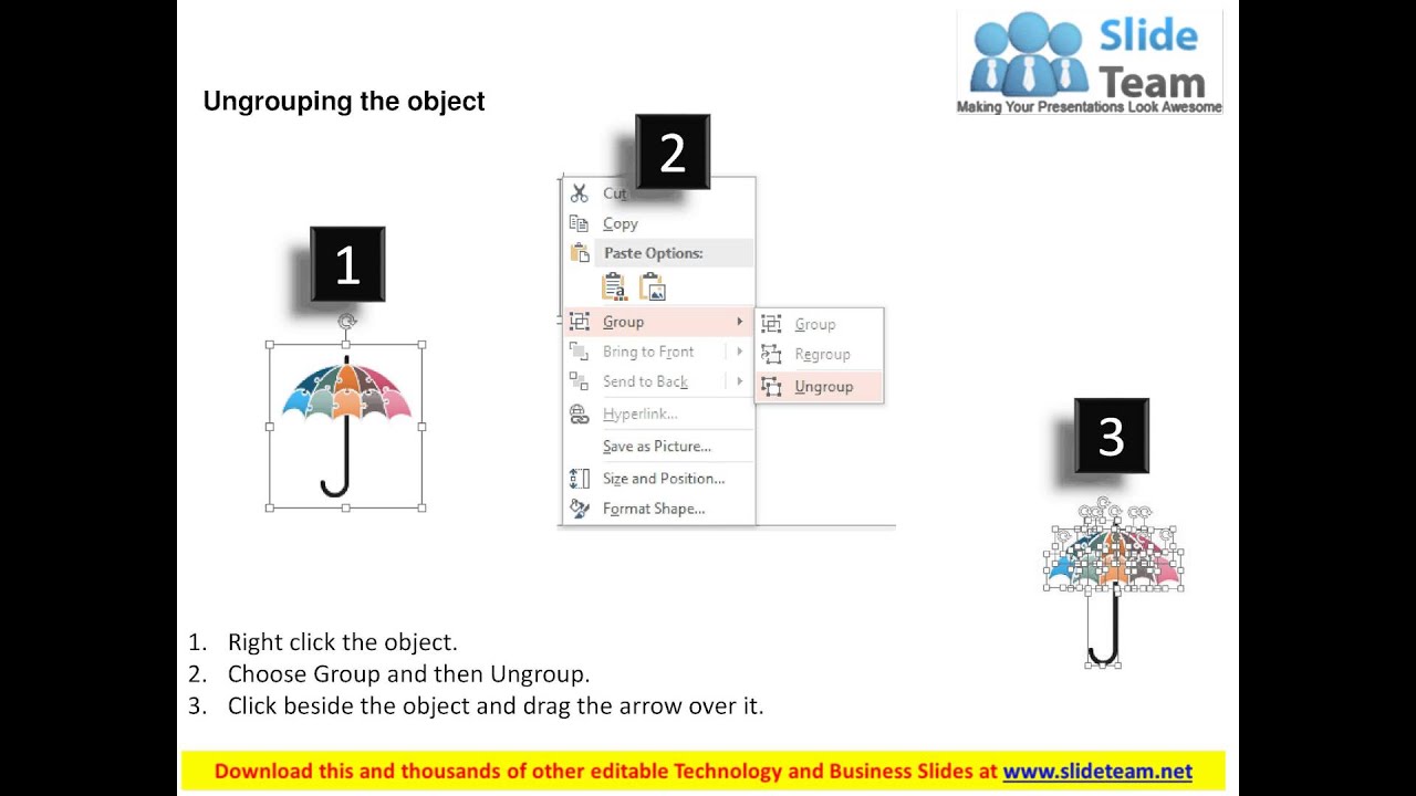 Umbrella Chart Powerpoint