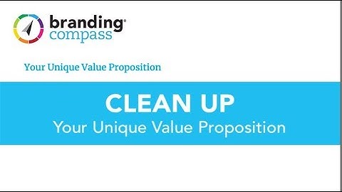 Write and Edit Your Unique Value Proposition with Branding Compass