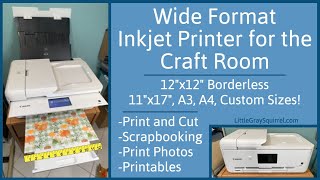 Wide Format Inkjet Printer Unboxing and Set up in my Craft Room | Canon Pixma TS9521C