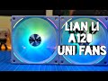 Lian li uni fan al120 unboxing and setup