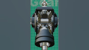 Amazing Differential Gear Mechanism #shorts #shortvideo #science #engineering