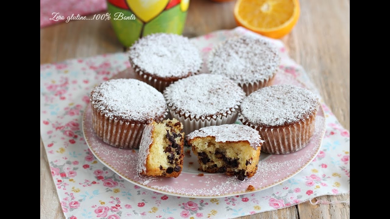 Muffin All Arancia Con Gocce Di Cioccolato