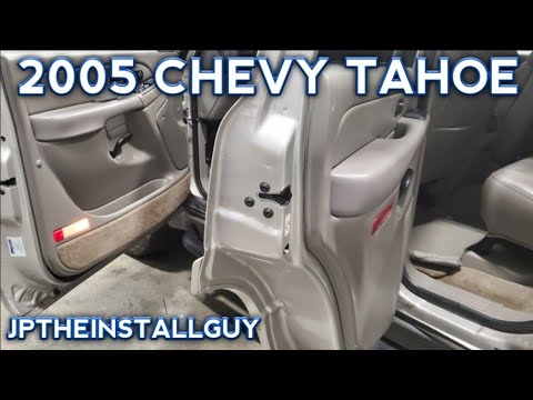 2005 chevy Tahoe door panel removal and speaker replacement/ install